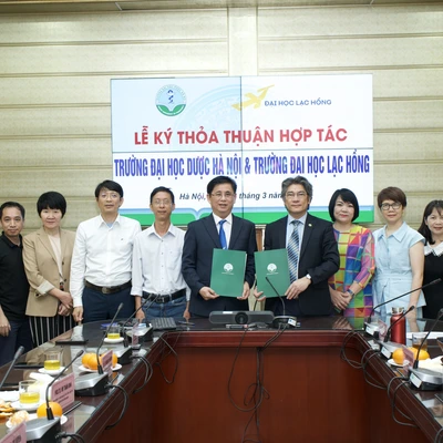 LỄ KÍ KẾT THỎA THUẬN HỢP TÁC GIỮA TRƯỜNG 77Win01 ưu đãi hấp dẫn DƯỢC  HÀ NỘI & TRƯỜNG 77Win01 ưu đãi hấp dẫn LẠC HỒNG